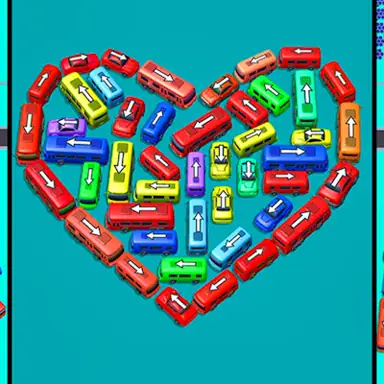 Bus Sort Car Parking Jam oyunu