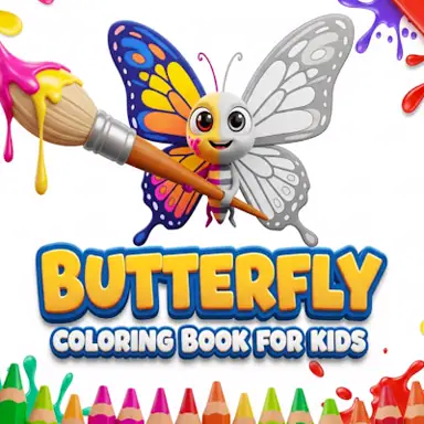 Butterfly Coloring Book for Kids oyunu