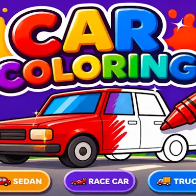 Car Coloring oyunu