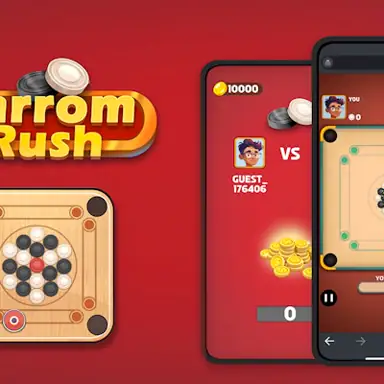 Carrom Rush game