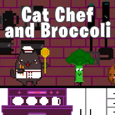 Cat Chef and Broccoli game