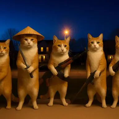 Cat with a Gun Clicker Evolution game