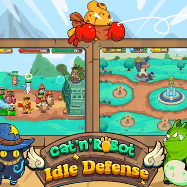 CatnRobot Idle TD Battle Cat game