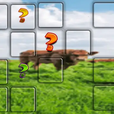 Cattle Memory Match oyunu
