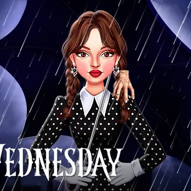 Celebrity Wednesday Addams Style oyunu