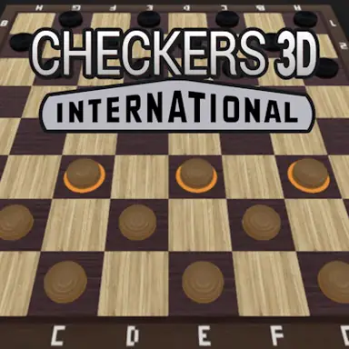 Checkers 3D International oyunu