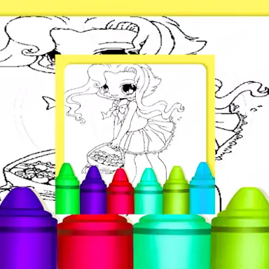Chibi Anime Coloring Pages oyunu