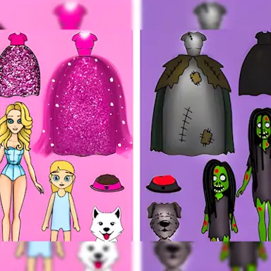Chibi Doll Dress Up Makeover oyunu