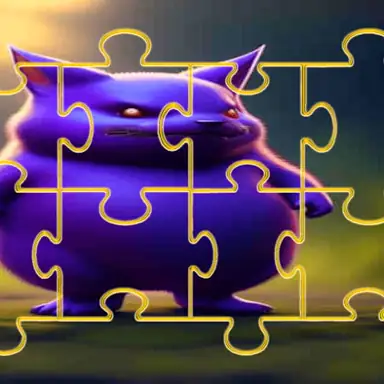 Chibi Totoro Tile Picture Challenge game