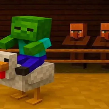 Chicken Jockey: Hidden Lava Chicken game