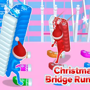 Christmas Bridge Runner game