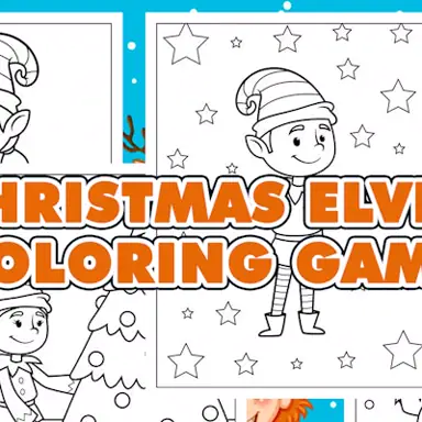 Christmas Elves Coloring Game game