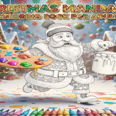 Christmas Mandala Coloring Book for Adults oyunu