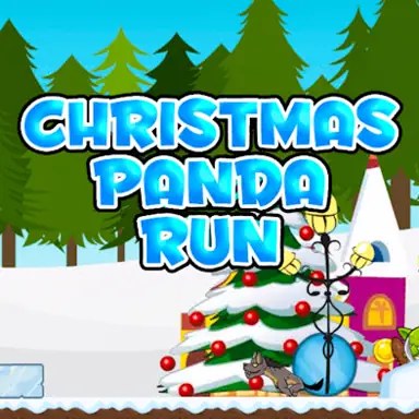 Christmas Panda Run game