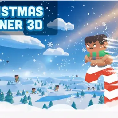 Christmas Runner 3D game