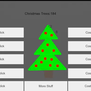 Christmas Tree Clicker game