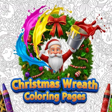 Christmas Wreath Coloring Pages oyunu