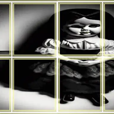 Chucky doll Photo Image Scramble game