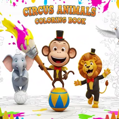 Circus Animals Coloring Book oyunu