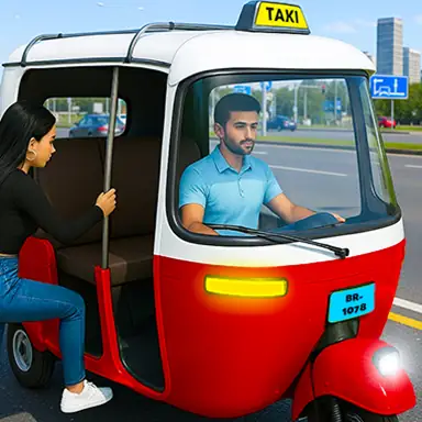 City Auto Rickshaw Game game