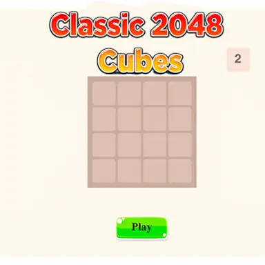 Classic 2048 - Cubes oyunu