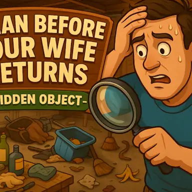 Clean Before Your Wife Returns - Hidden Object game