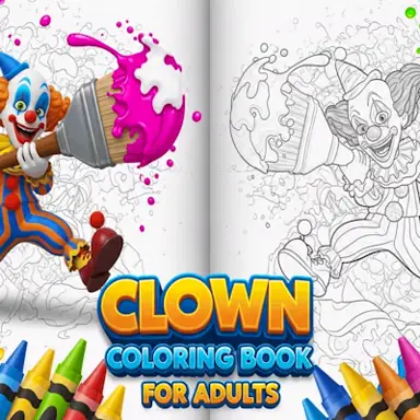 Clown Coloring Book for Adults oyunu