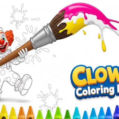 Clown Coloring Book oyunu