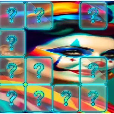 Clown Memory Match game