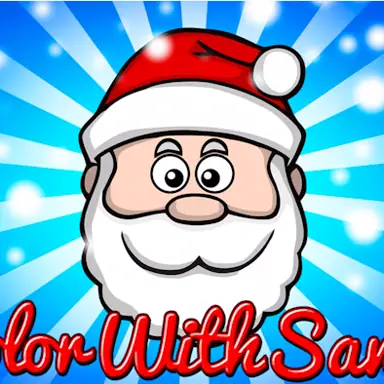 Color with Santa oyunu