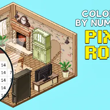 Coloring by Numbers. Pixel Room oyunu