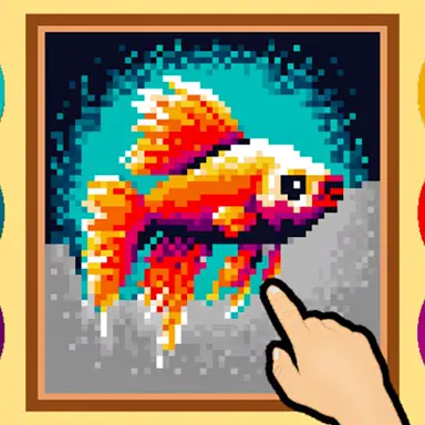 Coloring Mosaic by Symbols oyunu