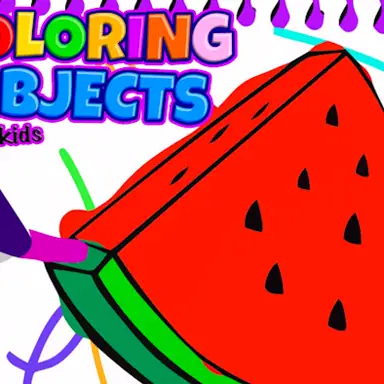 Coloring Objects for Kids oyunu
