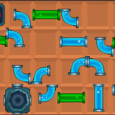 Connect the Pipes 2d game