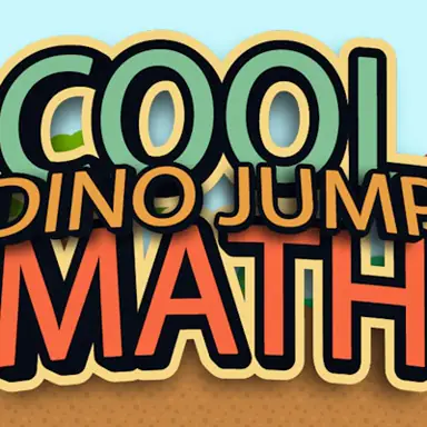 Cool Dino Jump Math game
