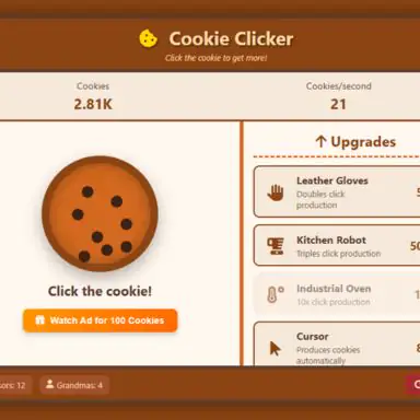 Coookie Clicker oyunu