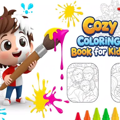 Cozy Coloring Book for Kids oyunu