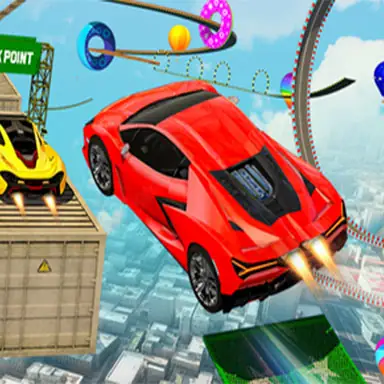 Crazy Car Stunt Descent GT oyunu