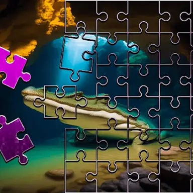 Crocodile Jigsaw Perfect Slide Puzzle oyunu