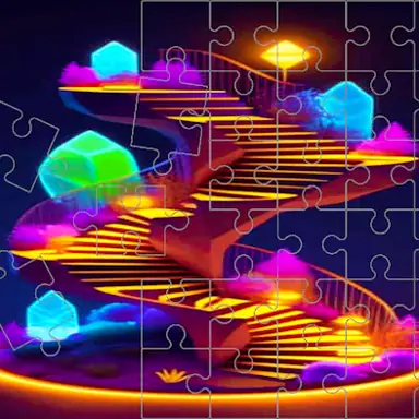 Crystals Sliding Image Adventure oyunu