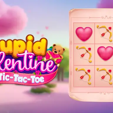 Cupid Valentine Tic Tac Toe game