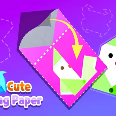 Cute Folding Paper game