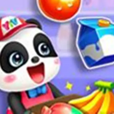 Cute Panda Supermarket - Fun Shopping oyunu