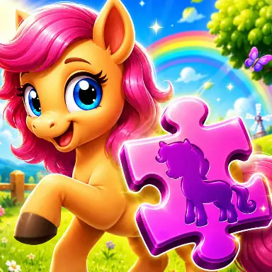 Cute Pony Puzzle Quest oyunu
