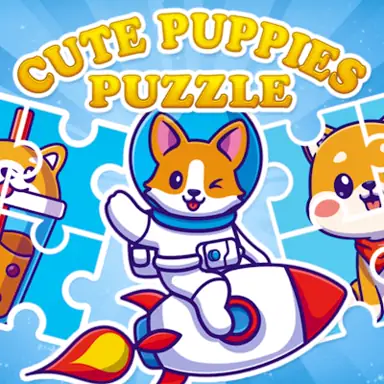 Cute Puppies Puzzle oyunu