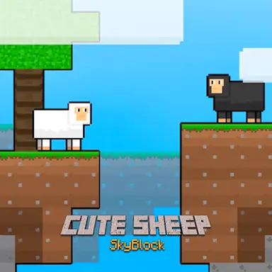 Cute Sheep Skyblock oyunu