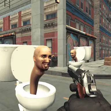 Dead Aim Skibidi Toilets Attack game