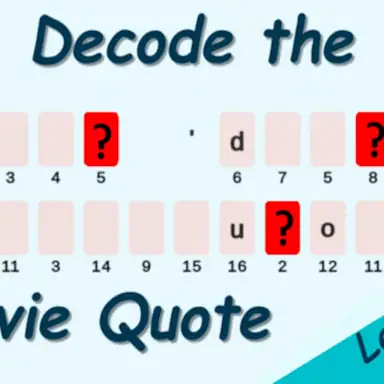 Decode the Movie Quote oyunu