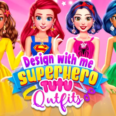 Design With Me SuperHero Tutu Outfits oyunu