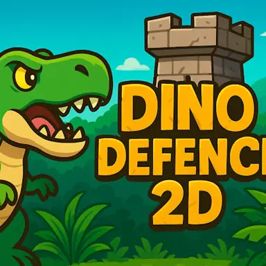 Dino Defence 2D game